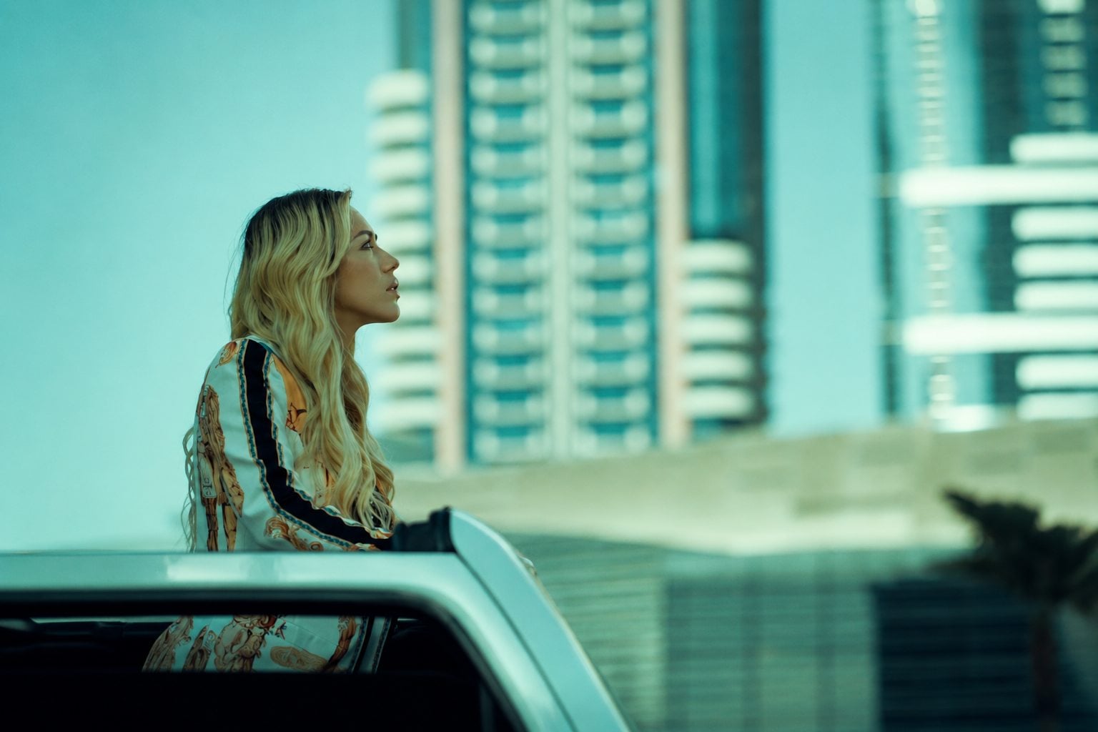 Cinematic Dubai visual representing how social media influences customer buying decisions